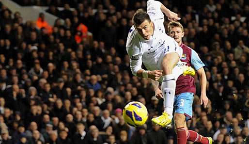 Schütze zum zwischenzeitigen 2:0: Gareth Bale von Tottenham Hotspur