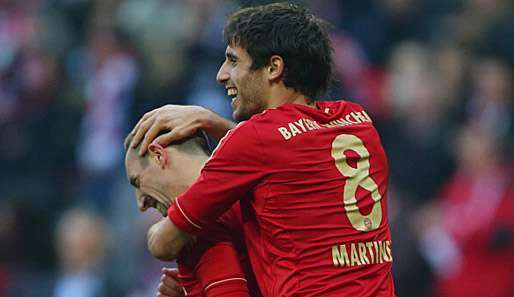 Javi Martinez erzielte gegen Hannover 96 (5:0) seinen ersten Saisontreffer