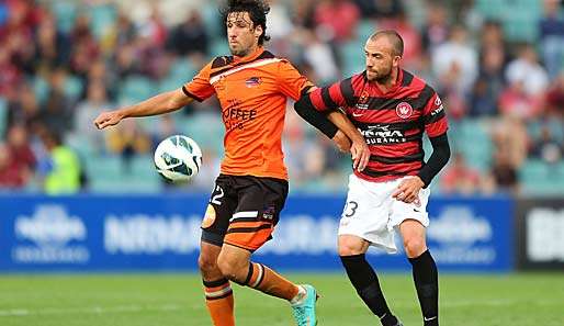 Thomas Broich (l.) bekommt bei Brisbane Roar einen neuen Trainer: Mike Mulvey