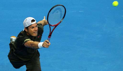 Zum Auftakt des Hopman-Cups gab es für Tommy Haas eine Pleite 