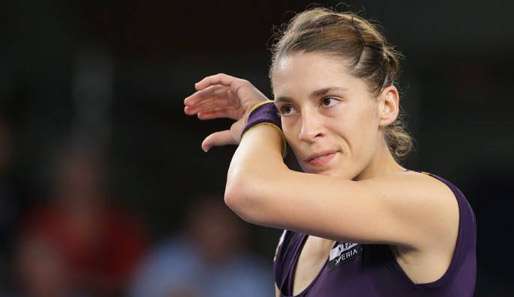 Andrea Petkovic hat sich beim Hopman Cup erneut eine Knieverletzung zugezogen