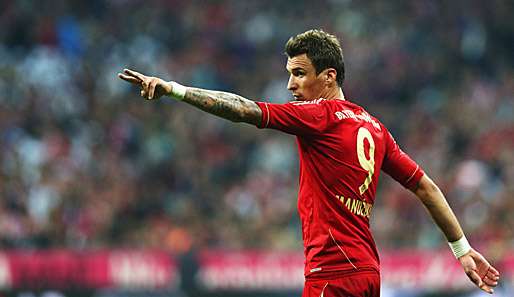 Mario Mandzukic erzielte in dieser Saison bereits neun Bundesligatore für den FC Bayern