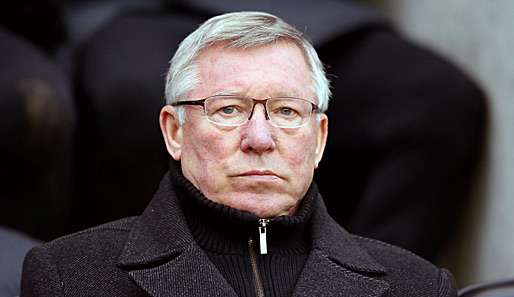 Sir Alex Ferguson ist not amused über das Verhalten der Tottenham Hotspur