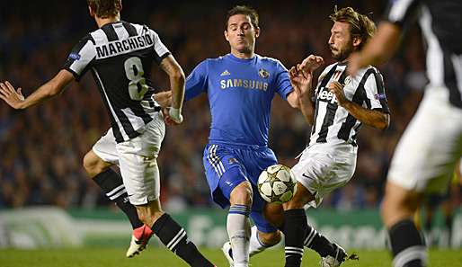 Bald gemeinsam für die Alte Dame? Andrea Pirlo (r.) würde gerne mit Lampard zusammenspielen