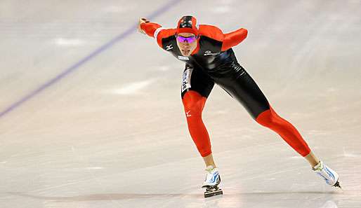 Moritz Geisreiter stellte bei der EM in Heerenveen einen deutschen Vierkamp-Rekord auf