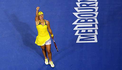 Freude über das Achtelfinale: Angelique Kerber steht in der Runde der letzten 16