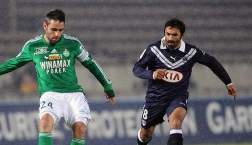 Fahid Ben Khalfallah (r.) von Girondins Bordeaux will nicht immer über Ibra reden müssen