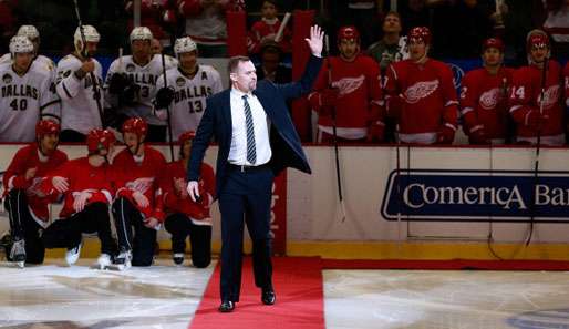 Good-Bye: Tomas Holmström beendete seine lange Karriere bei den Red Wings