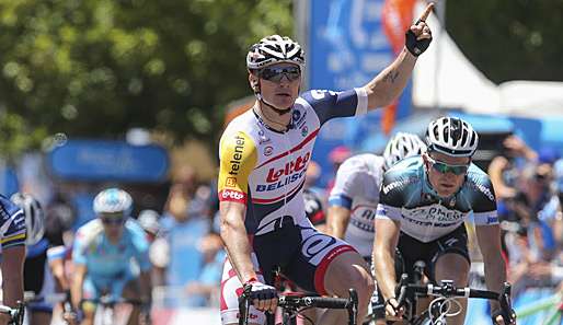 Andre Greipel triumphiert in Australien und lässt somit Robbie McEwan hinter sich