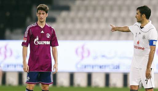 Raul scheint ihm zu sagen, wo es lang geht: Sergio Escudero (l.) kehrt nach Spanien zurück