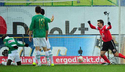 Mainz 05 siegte in in Fürth mit 2:0 - das Hinspiel hatten noch die Kleeblätter gewonnen