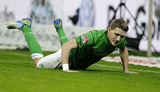 Für Werder Bremen und Nils Petersen ging der Rückrundenstart in die Hose