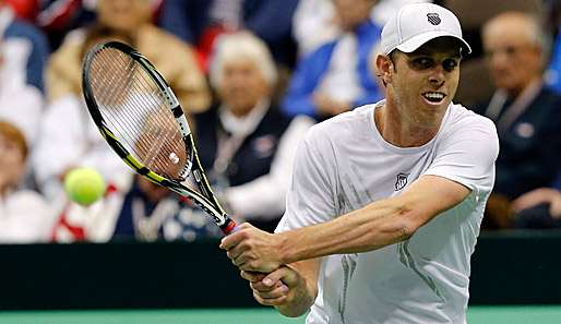 Sam Querrey fixiert bei seinem Debüt für das US-Davis-Cup-Team den Viertelfinal-Einzug