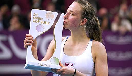 Mona Barthel darf sich doppelt freuen: Nach dem Paris-Titel knackt sie die Top 30 der Welt