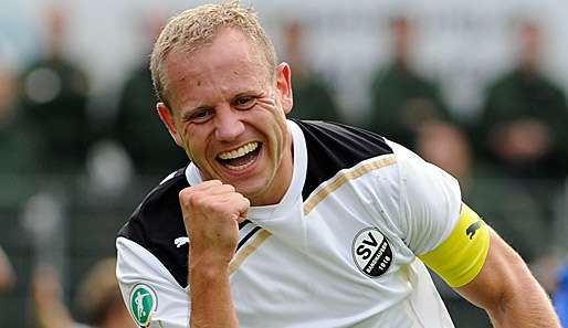 Frank Löning schnürte in der ersten Halbzeit einen Doppelpack für den SV Sandhausen