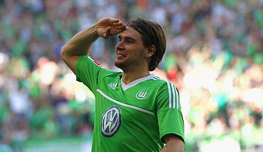 Patrick Helmes ist nach seinem Kreuzbandriss zurück im Training der Wölfe