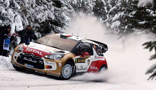 Sebastien Loeb hat nach die erste Etappe der Schweden-Rallye für sich entschieden