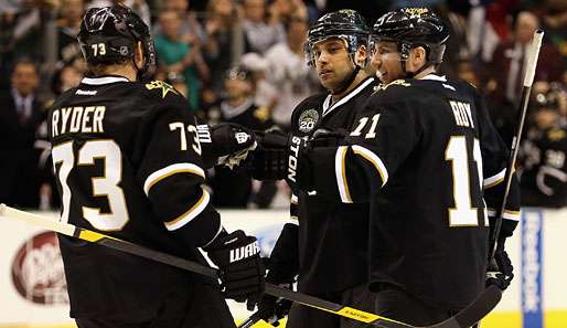 Die Stars feierten gegen Anaheim ihren dritten Sieg in Folge