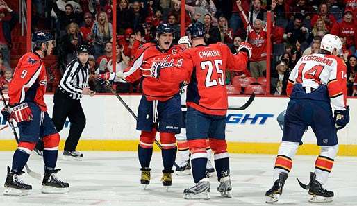 Alex Ovechkin und die Capitals feierten ihren dritten Saisonsieg