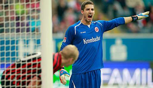 Jungstar Kevin Trapp gehört für Eintracht-Trainer Armin Veh bereits zu den besten Tormännern