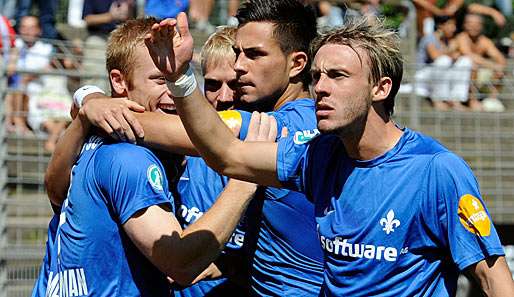 SV Darmstadt 98 bejubelte gegen den SV Wehen Wiesbaden einen wichtigen Erfolg