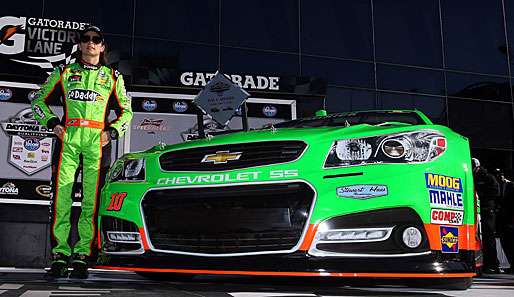 Als erste Frau in einem Sprint-Cup auf der Pole: Danica Patrick