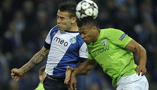 Porto und Malaga lieferten sich einen Achtelfinal-Kampf mit wenig spielerischen Glanzlichtern