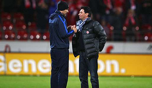 Thomas Tuchel und Christian Heidel - aktuell hüten sie das Bett