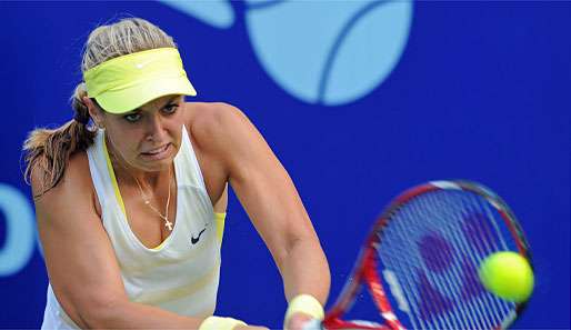 Kraftlos durch Krankheit. Nach Beratung mit dem Trainer gab Sabine Lisicki auf