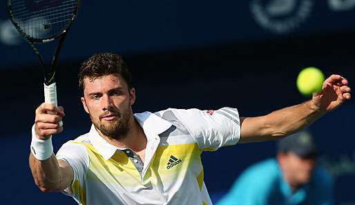 Novak Djokovic war für Daniel Brands, hier im Bild, im Dubai-Viertelfinale eine Nummer zu groß