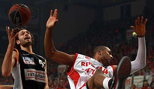Keaton Nankivil (l.) hat Probleme mit der Schulter, daher holte Ulm Myles Hesson 