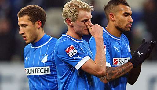 Andreas Beck (M.) ist im vierten Jahr Kapitän bei 1899 Hoffenheim