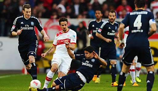 Martin Harnik und der VfB konnten sich gegen Hamburg kaum einmal durchsetzen