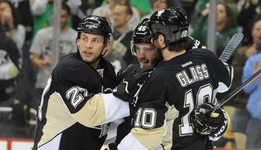 Joe Vitales 2:1 bedeutete den Endstand und bescherte die Pens Platz eins der Eastern Conference