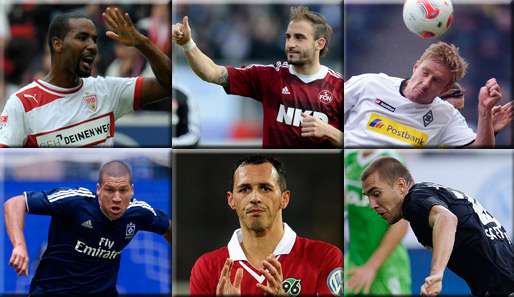 Wie geht's weiter bei Cacau, Pinola, Hanke (o.v.l.), Da Silva Pinto, Bruma und Jendrisek (u.v.l.)?