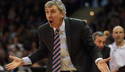 Auch bis 2015 mit viel Engagement an der Seitenlinie der Bayern - Svetislav Pesic