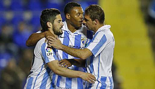 Malaga siegte bei der Champions-League-Generalprobe gegen Rayo Vallecano mit 3:1