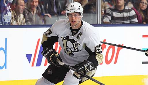 Sidney Crosby zog sich die üble Verletzung bei einem Schussversuch eines Teamkollegen zu