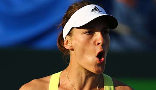 Andrea Petkovic hatte bei ihrem lockeren Zwei-Satz-Sieg keine Probleme