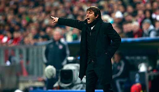 Juventus Trainer Antonio Conte sieht seine Mannschaft für die Champions League nicht gerüstet