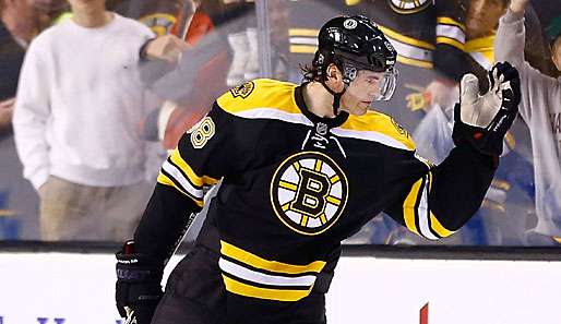 Jaromir Jagr erzielte bei seinem ersten Einsatz für Boston das Tor des Tages