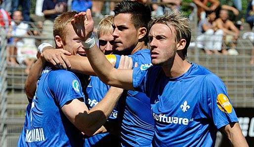 Gegen Alemania Aachen gab es diesmal keinen Grund zu Jubeln für die Spieler von Darmstadt 98