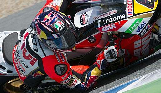 Schon am ersten Rennwochenende mächtig unter Druck - Honda Pilot Stefan Bradl