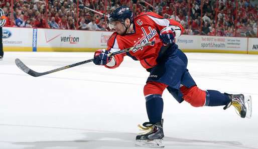 Alex Ovechkin traf mit einem herrlichen Schlagschuss zum zwischenzeitlichen 4:0 über Toronto