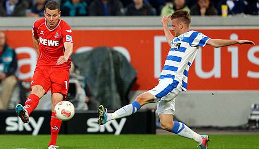 Das Traumtor von Thomas Bröker reichte für den 1.FC Köln nicht zum dringend benötigten Sieg 