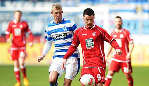 Mainz 05 ist an drei BVB-Talenten interessiert, z.B. an Julian Koch (l.), ausgeliehen an Duisburg