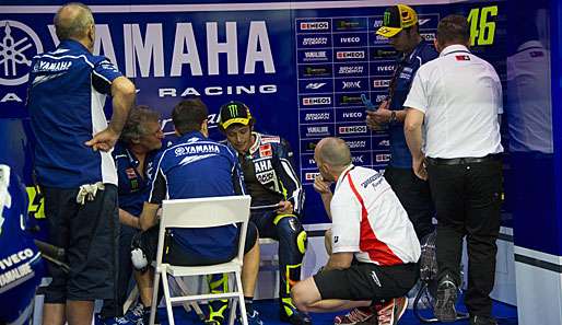Beim GP in Austin/Texas brach in der Yamaha-Box brach am Donnerstagmorgen ein Feuer aus 