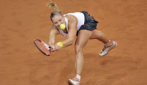 Angelique Kerber unterlag trotz großem Kampf nach zwei Sätzen Ana Ivanovic aus Serbien