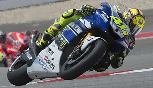 Normalerweise ist Valentino Rossi nur auf zwei Rädern hinter neuen Rekorden her