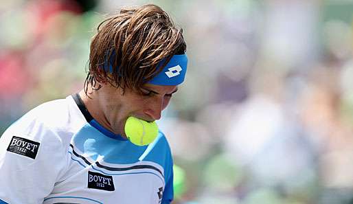 David Ferrer schied bei seinem Heim-Turnier in Barcelona bereits in der zweiten Runde raus